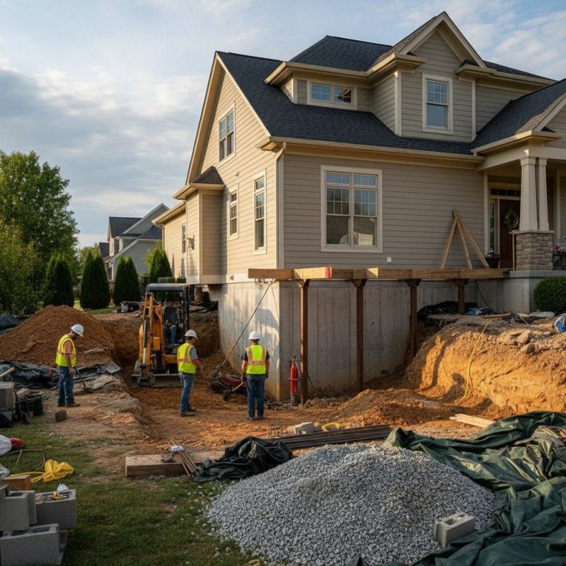 Building Foundation Repair in Greenville, SC