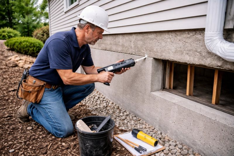 Foundation Crack Sealing in Greenville, SC