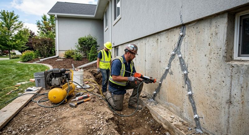 Foundation Cracks Repair in Greenville, SC