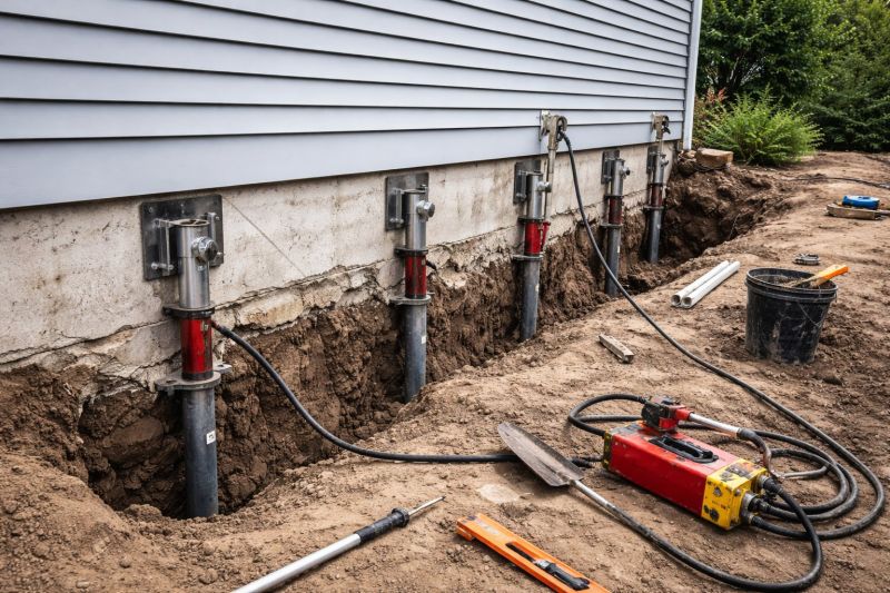 Foundation Pier Repair in Greenville, SC